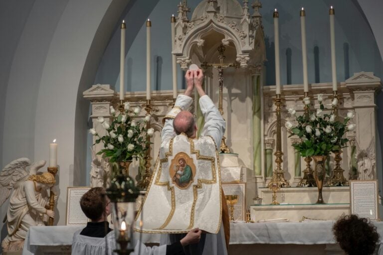 Latin Mass Catholic priest