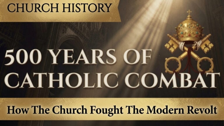 Catholic combat against modernity