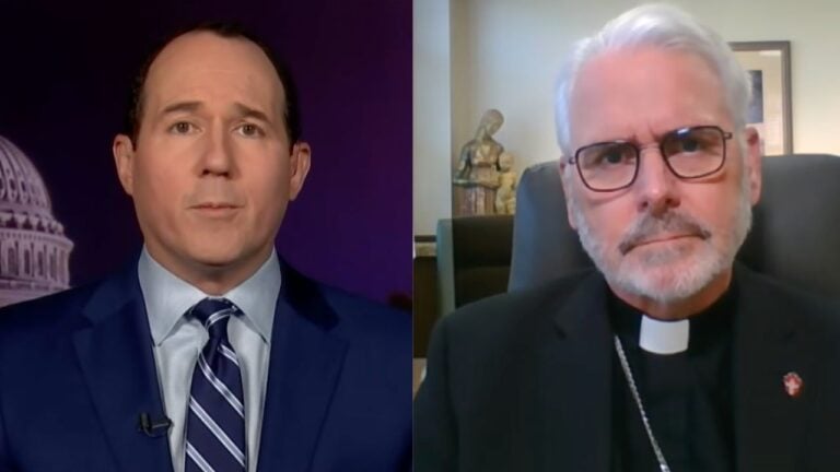 Archbishop Coakley and Arroyo Talking Trump