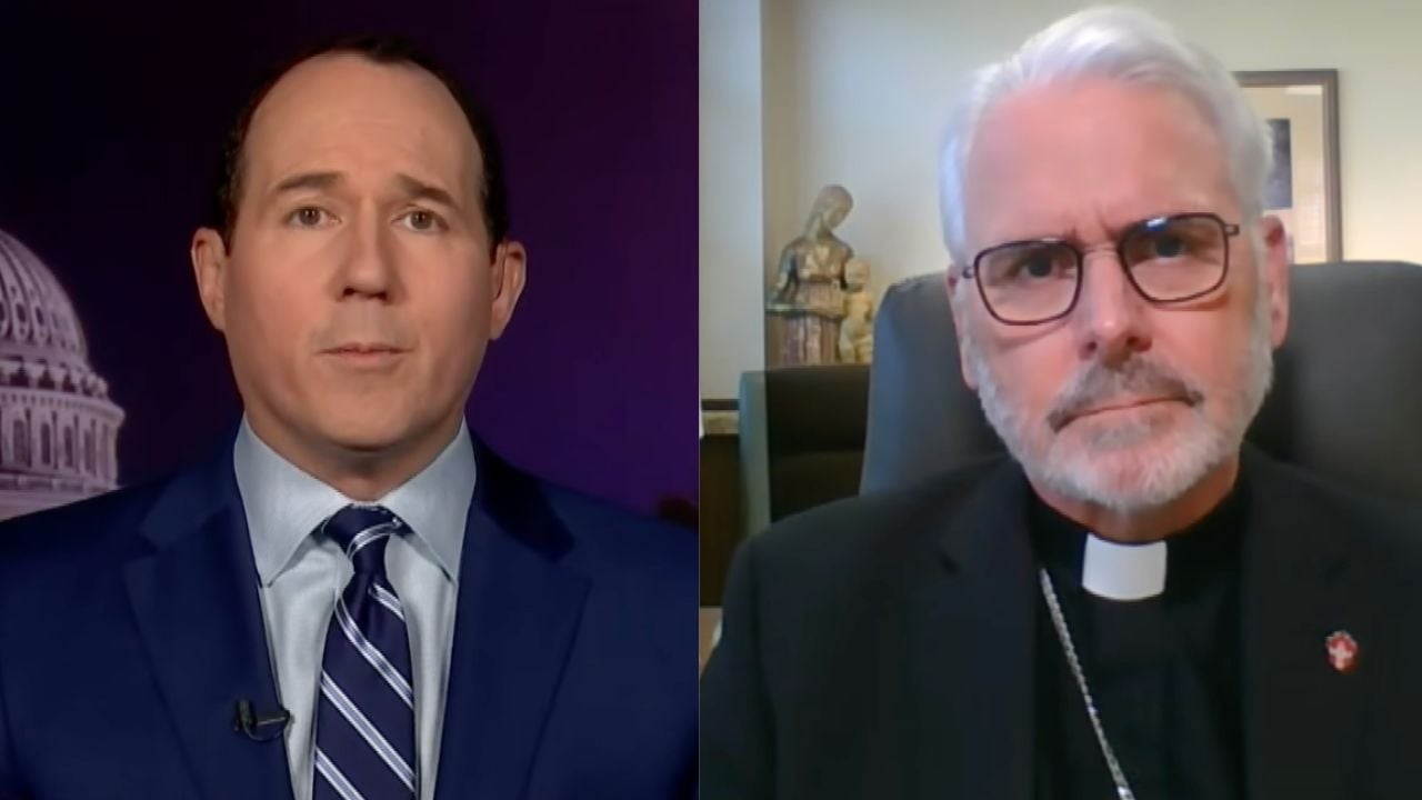 Archbishop Coakley and Arroyo Talking Trump