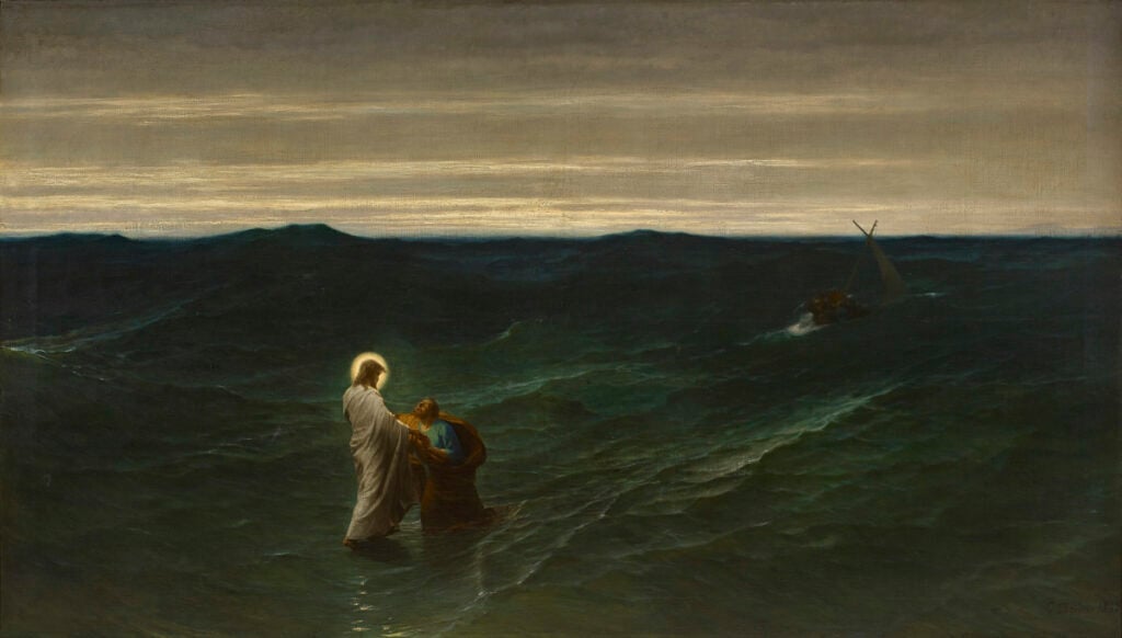 Jesus and St. Peter