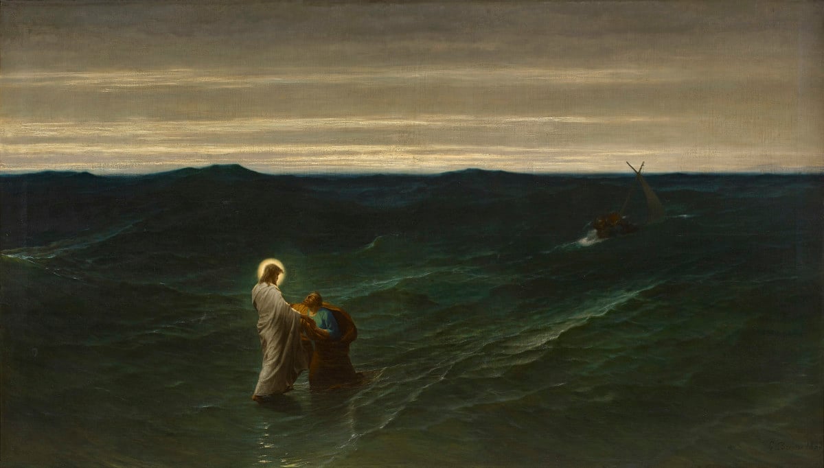 Jesus and St. Peter