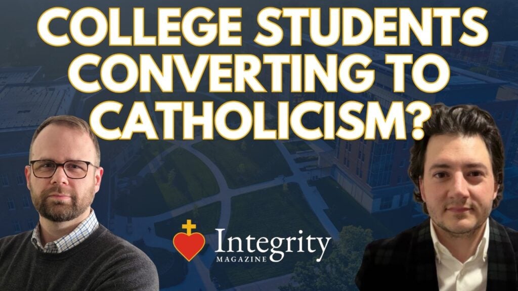 Are college students converting to Catholicism? Stephen Kokx and TLM Ryan.
