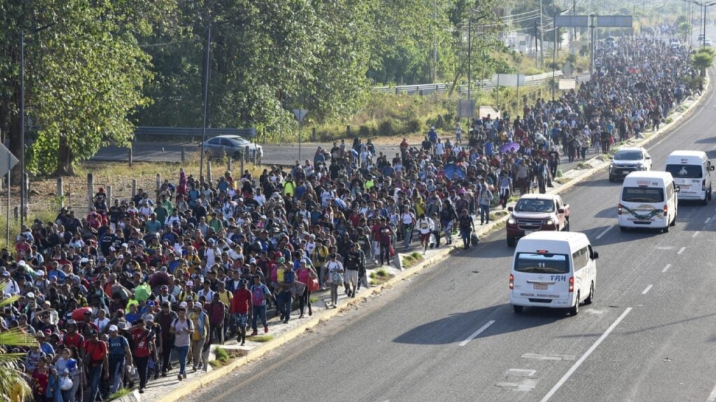 Migrant invasion caravan