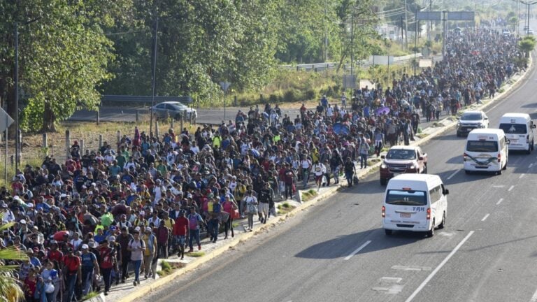 Migrant invasion caravan