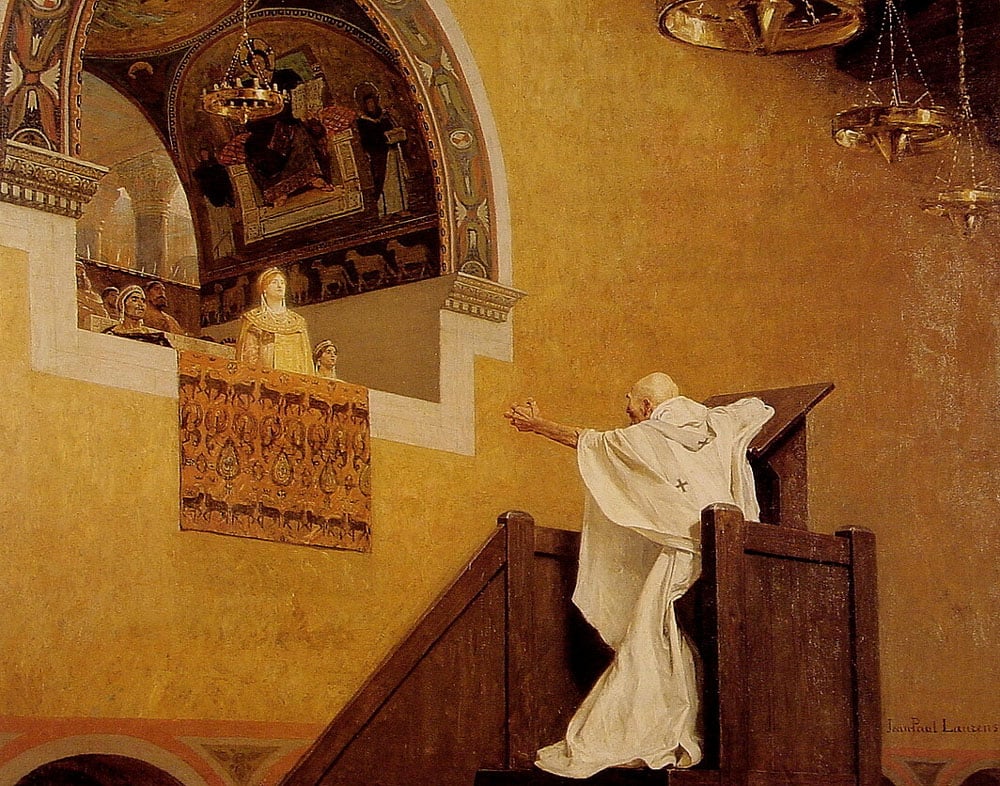 Saint John Chrysostom and the Empress Eudoxia.