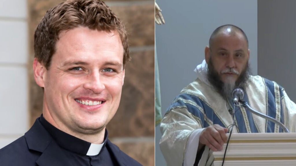 Father Philip Conklin and Father David Mary Engo.