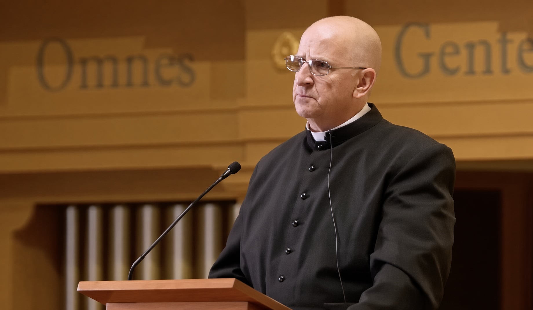 Fr. Chad Ripperger preaching.